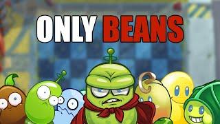 Can You Beat Plants Vs Zombies 2 With ONLY BEANS [Far Future]