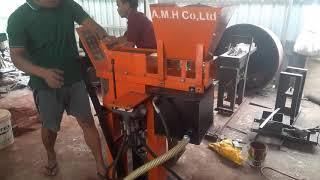 hydraulic brick making machine with diesel engine