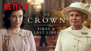 The First & Last Lines In The Crown | Netflix