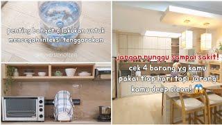 JANGAN SAMPAI SAKIT! CEK 4 BARANG YANG DIPAKAI TIAP HARI TAPI JARANG KAMU DEEP CLEAN! #cleaningtips