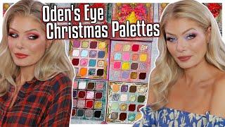 REVEAL of the NEW Oden's Eye Christmas Palettes ️