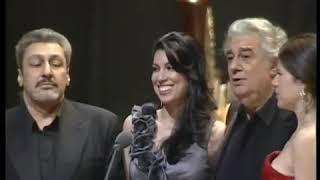 Rosy Anoush Svazlian with Placido Domingo & Paros Chamber Choir -  Yerevan, Armenia 2010