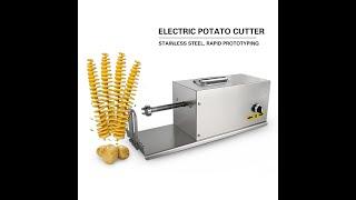 ITOP Electric Potato Spiral Cutter Machine Automatic Vegetable Twister Tornado Slicer With Counter