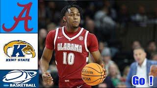 Alabama vs Kent State Full  Game Highlights 1 St-QTR  Dec 21, 2024 | College basketball 2024 | NCAA