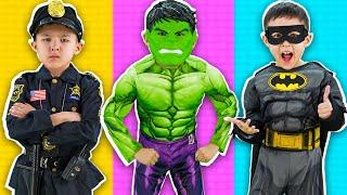 City Heros Song - Little and Big Policeman | Tickleman Song | Nursery Rhymes & Kids Songs