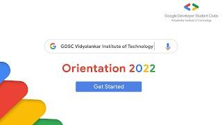 GDSC Orientation 2022-2023