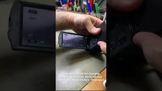 Sony HDR-CX550 Not charging battery, power issue Burnt out fuse repaired by Works Perfect Final Part