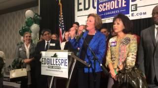 Concession speech of Republican candidate Suzanne Scholtes