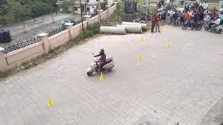 TWO WHEELER TRIAL TEST For DRIVING LICENSE - In Bhoranj, Himachal Pradesh (INDIA)