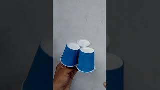 paper cup craft.. ️ paper cup lamp making idea..