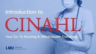 Introduction to CINAHL