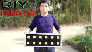 How to make a 1200W LED Light Super Bright