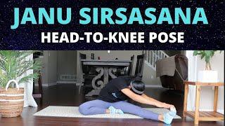 JANU SIRSASANA / HEAD-TO-KNEE POSE (Step by Step Instruction)