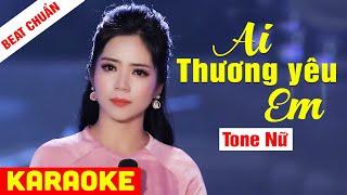 KARAOKE Ai Thương Yêu Em Tone Nữ - Beat Chuẩn Hoàng Hải | Võ Hoàng Karaoke