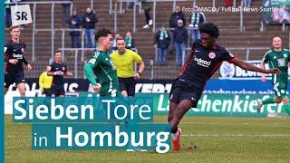 Fußball, Regionalliga Südwest: FC Homburg empfängt Eintracht Frankfurt II