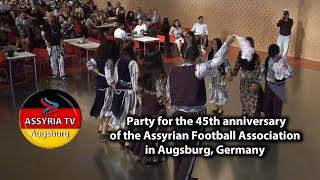 Party for the 45th anniversary of the Assyrian Football Association in Augsburg, Germany