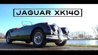 JAGUAR XK140 | XK 140 ROADSTER 1956 - Test Drive in top gear - Engine sound | SCC TV