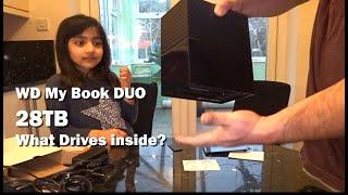 WD My Book DUO 28tb Unboxing - What Drives Inside the Enclosure, Reds or Blues Review