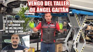 Salgo del taller de Ángel Gaitán MUY ENFADADO,mal trabajo compañeros @angelgaitanoficial