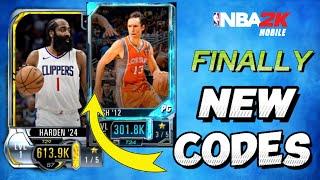 nba 2K mobile codes ! Finally  GET THE ALL NEW James Harden & Steve Nash Codes ASAP #nba2kmobile