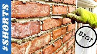 DIY Thin Brick Veneer #SHORTS