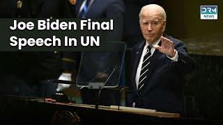 Biden’s Final Speech to UN General Assembly | DRM News