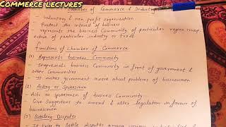 chamber of commerce and industry || role and functions of chamber of commerce || class 11 bst