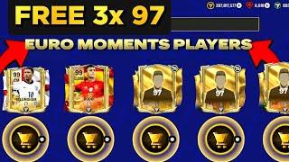 How to get 3x 97 free euro players and euro moment bundle 4 Leaks in FC Mobile 24