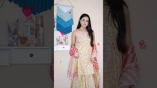 sharara set under 900  #shorts #viral #trending #youtubeshorts #shortvideo #grwm #filpkart #haul