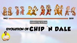 Evolution of CHIP 'N DALE - 76 Years Explained | CARTOON EVOLUTION