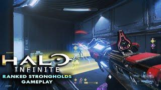 HALO INFINITE Ranked Gameplay (No Commentary)│ 4v4 Ranked Strongholds (PC)