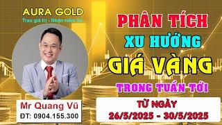 PHÂN TÍCH XU HƯỚNG GIÁ VÀNG TUẦN TỪ NGÀY 26/5 - 30/5/2025 #dubaogiavang, #nhandinhxuhuongvang