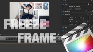 How to Freeze Frame on Final Cut Pro X