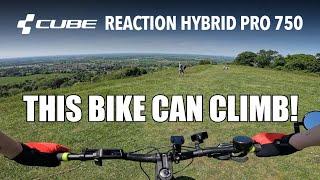 Another steep hill - Cube Reaction Hybrid Pro 750 EMTB