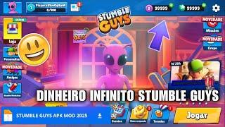 Stumble guys mod menu 0.83.2 infinito tudo desbloqueado? (emotes e skins) 2025