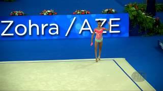 AGHAMIROVA Zohra (AZE) - Ocaq Sport - 2017 Rhythmic Worlds, Pesaro (ITA) - Qualifications Clubs