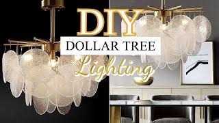 HOW TO Turn DOLLAR TREE MATS into A High End Lighting! DIY Dollar Tree Lighting| QUICK AND EASY