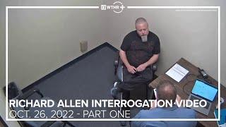 Delphi Murders Case | Richard Allen interrogation video | Oct. 26, 2022 (Part 1)