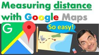 Measure distance on Google Maps