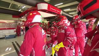 Ferrari's Double-Puncture Nightmare | F1 Most Dramatic Moments 2017