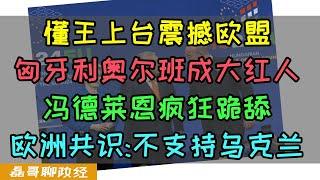 懂王上台欧盟崩溃！匈牙利奥尔班成大红人，冯德莱恩急忙跪舔！泽连斯基崩溃！欧洲峰会达成共识：不再寻求支持乌克兰