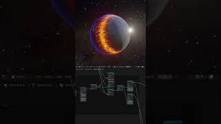 How to destroy the planet with one shader in #blender #short #tips #3danimation #3d