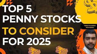 Top 5 Penny Stocks to Consider for 2025 - Multibagger Potential #trendfollowingwithmanoj