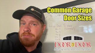 Common Garage Door Sizes