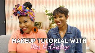 My First Makeup Tutorial w/ @MrsKevOnStage | That Chick Angel TV