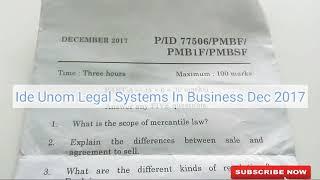 Ide Unom Legal Systems In Business Dec 2017