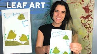 How to Make Leaf Art | Art with Ms. Choate