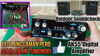 AK55 Amplifier Teardown (Eto lang laman niya pero solid tumunog malakas!) pang bahay 