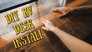 DIY RV Desk Install