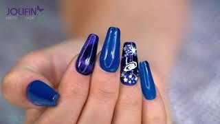 Nailart: „Galaxy“ mit Jolifin LAVENI 3D Tattoo / Videoanleitung